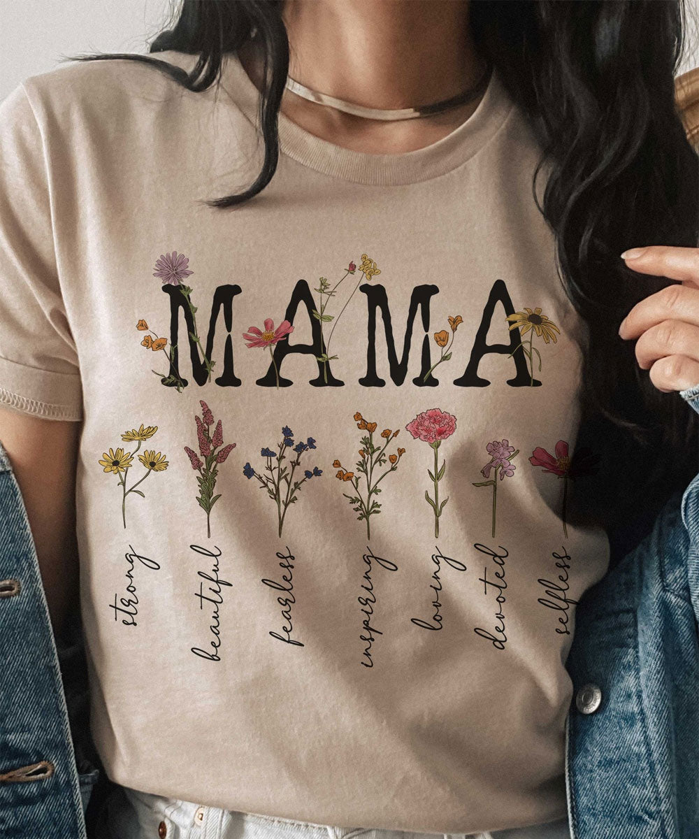 Mama Floral Graphic Tee