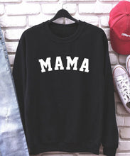 Varsity Font MAMA Premium Bella Canvas Crew