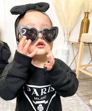 Paris Milano Black Sweatshirt - Mama and Mini Collection - Kids and Baby Sizing