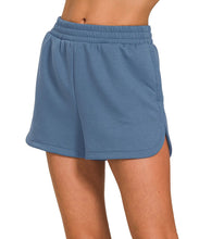 Scuba Top and Short Set Dusty Blue