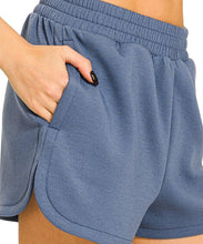 Scuba Top and Short Set Dusty Blue