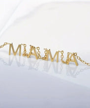 MAMA Gold or Silver Stainless Steel Necklace