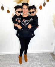 Paris Milano Black Sweatshirt - Mama and Mini Collection - Kids and Baby Sizing