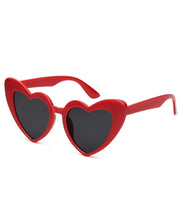 Women Heart Shaped Sunglasses - Various Colors