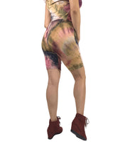 "Ninja Dye" Biker Short Tie Dye Matching Set with Built-In Face Mask